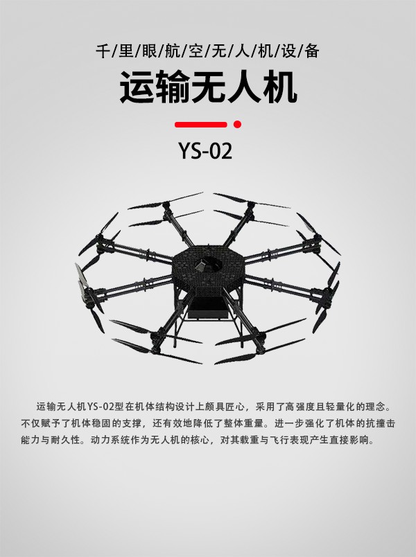 運(yùn)輸無(wú)人機(jī)YS-02型(圖1)